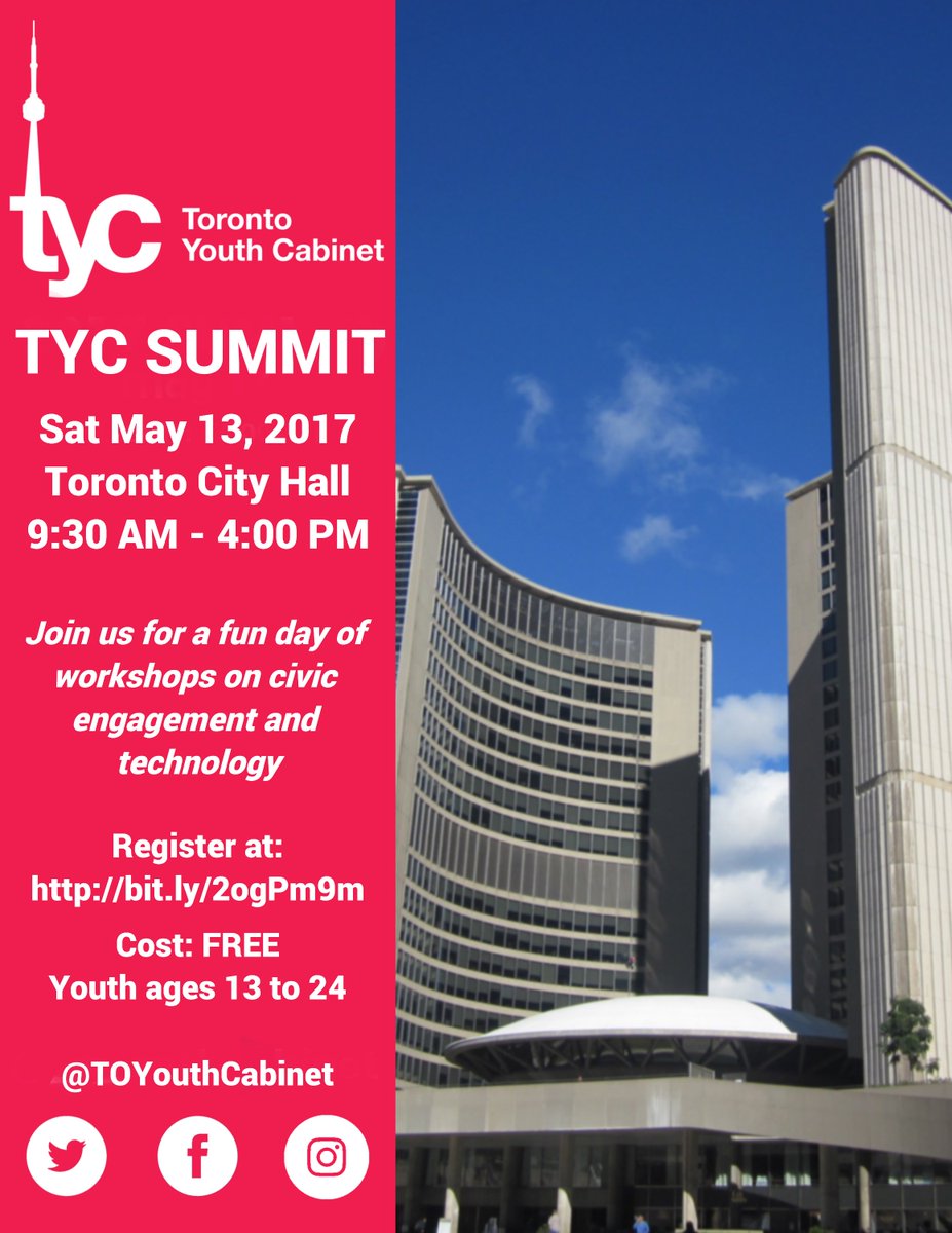 GetTogetherTO's tweet image. Check out  @TOYouthCabinet's Summit this Sat. on #Technology &amp;amp; #Civic Engagement. A youth-led event for youths. Register today! #letsgetto