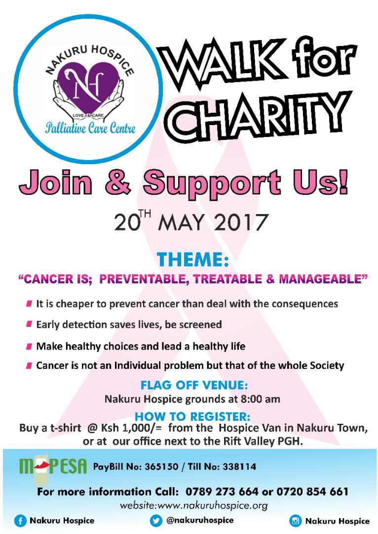Managing cancer through palliative care should be embraced in our country today it has great impact on the lives of the patients