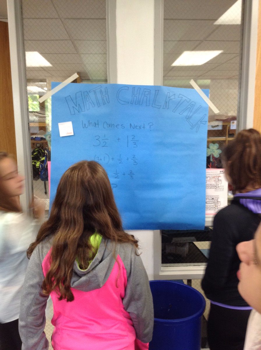 MissCarroll4EL's tweet image. Math Chalk Talk @laurie_wasik 
#visiblethinking #erroranalysis