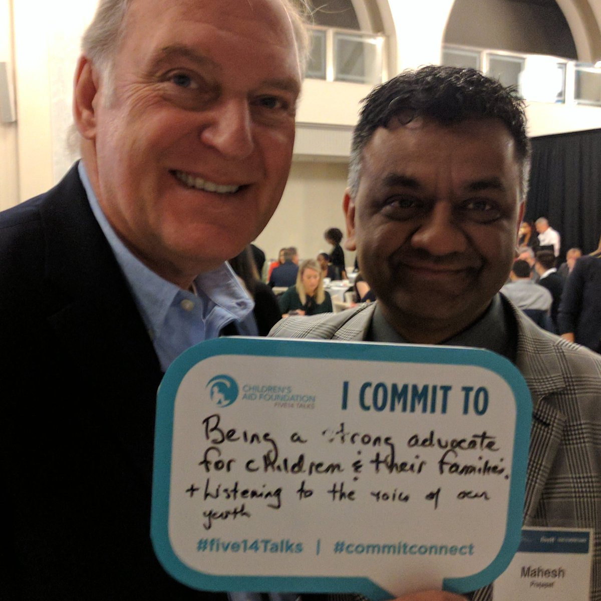 CAFDN's tweet image. "Being a strong advocate for children &amp;amp; their families + listening to the voice of our youth." #five14Talks #commitconnect