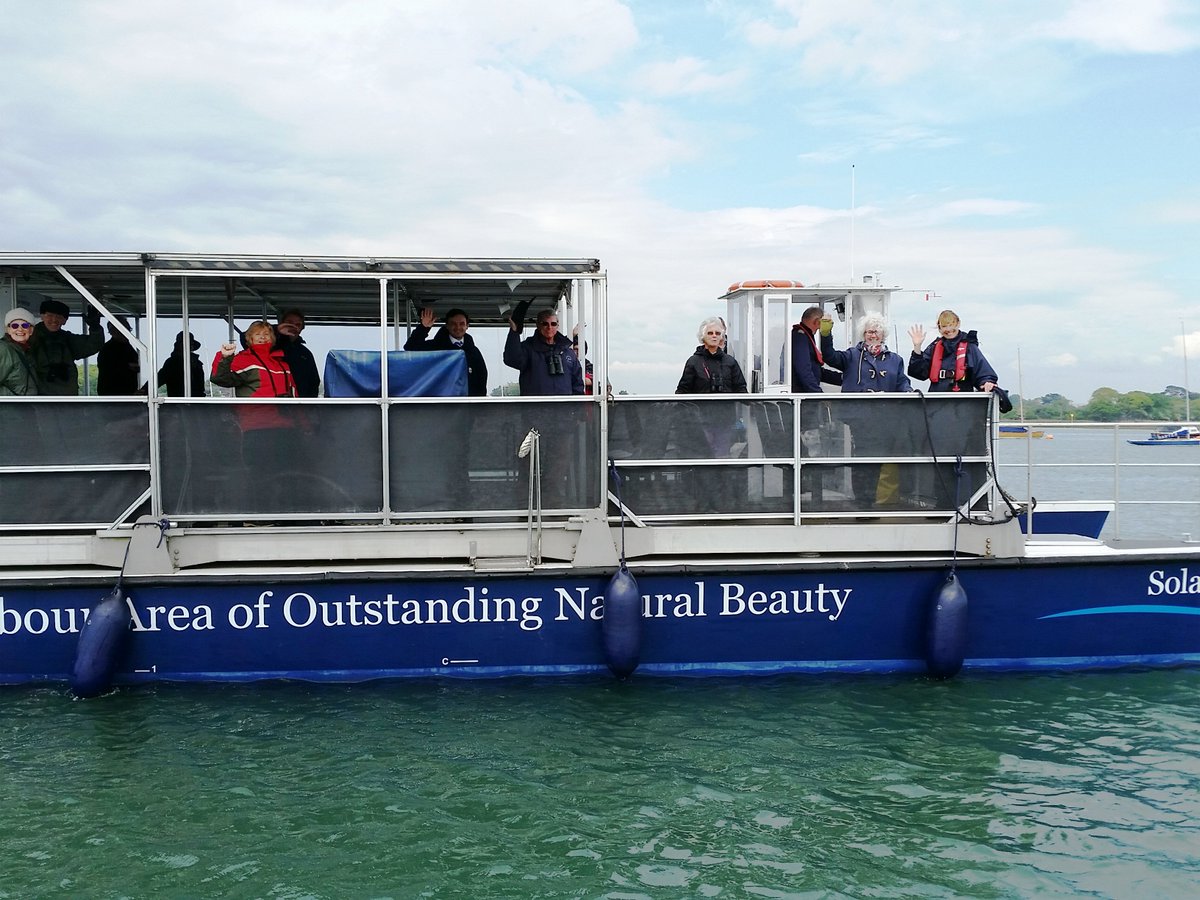chichesterharbo's tweet photo. Solar Heritage off on a special trip celebrating 25 years of the Solent Forum #solentforum25 https://t.co/hSp3FejTfo