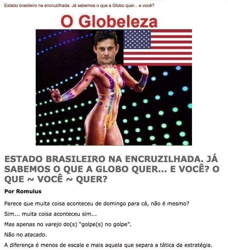 Jrg_Lima's tweet photo. Estado brasileiro na encruzilhada. Já sabemos o que a Globo quer... e você? https://t.co/kt7jBRi8y3 by #rommulus_ via @c0nvey https://t.co/KWklCELdAd