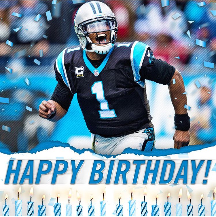 Happy Birthday to the sexiest QB in the QC... Cam Newton    !   