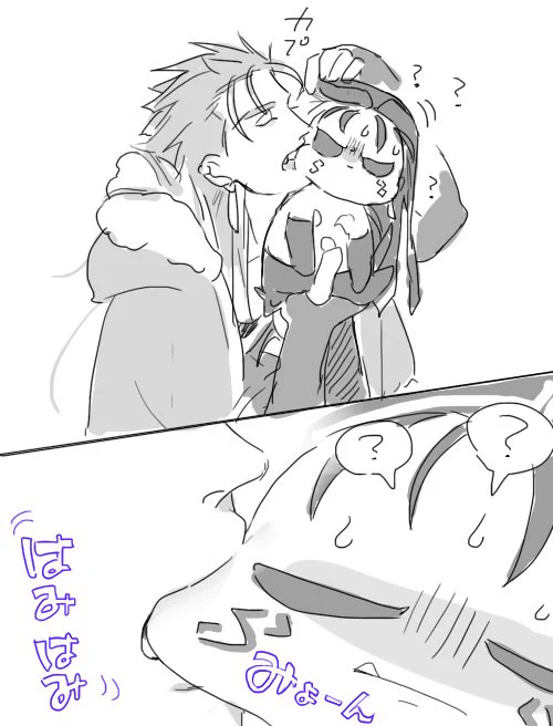 お題箱:キャスニキにほっぺかじられてるミニクーちゃん
伸びるほっぺ 