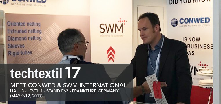 Conwed's tweet photo. #Conwed &amp; #SWMIntl welcome you @techtextil #Frankfurt https://t.co/dUkp4HqGkz Stand F62 #Techtextil2017 #DelStarTechnologies @ArgotecLLC https://t.co/mvuJxXLSTS