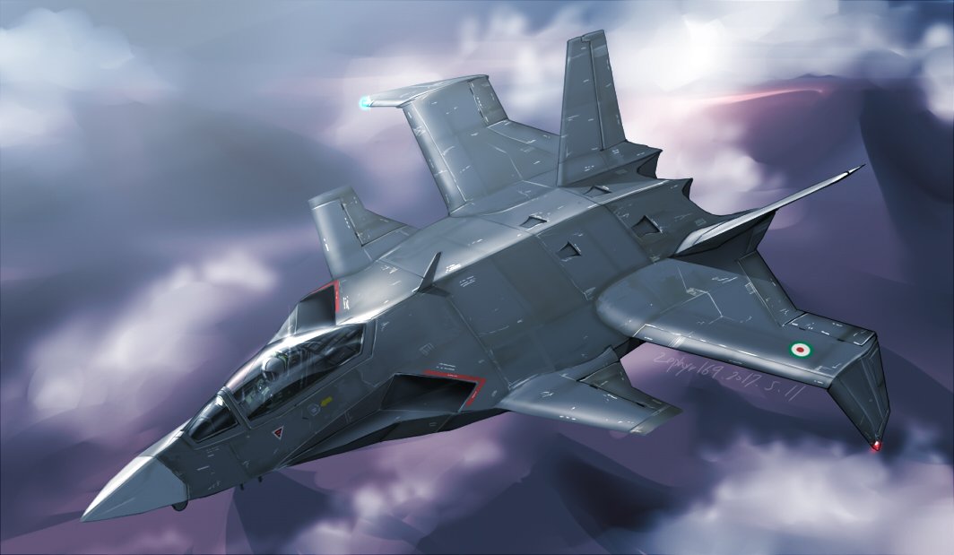 Zephyr در توییتر 戦闘機ワンドロ 第6期第14弾のお題は 最近タキシング出来るまで成長した イランの国産ステルス機 ガーヘル313 もうちょい機首延長して造形シャープにしたら エースコンバットの架空機みたいになりそうな