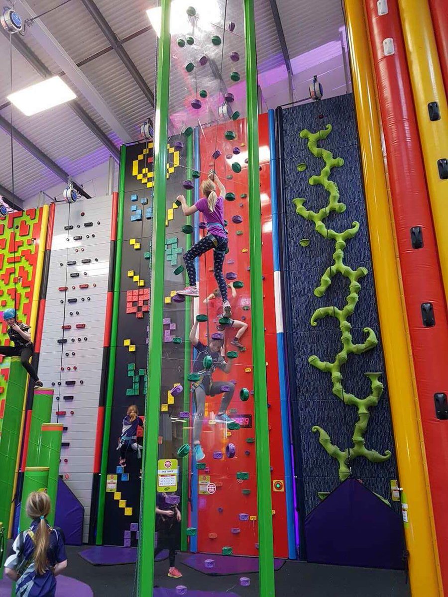 StBreockSchool's tweet photo. Year 6 have finished SATS today and what better way to celebrate that than going to clip and climb! #StBreock #satsareover https://t.co/XXuBsgb9Fy