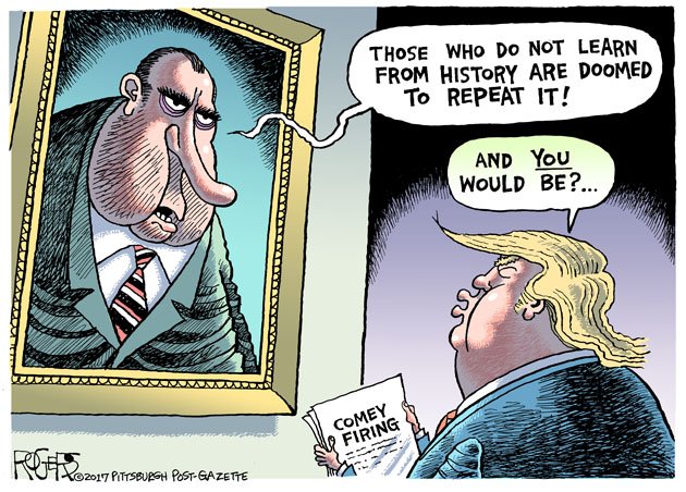 Image result for trump nixon cartoon