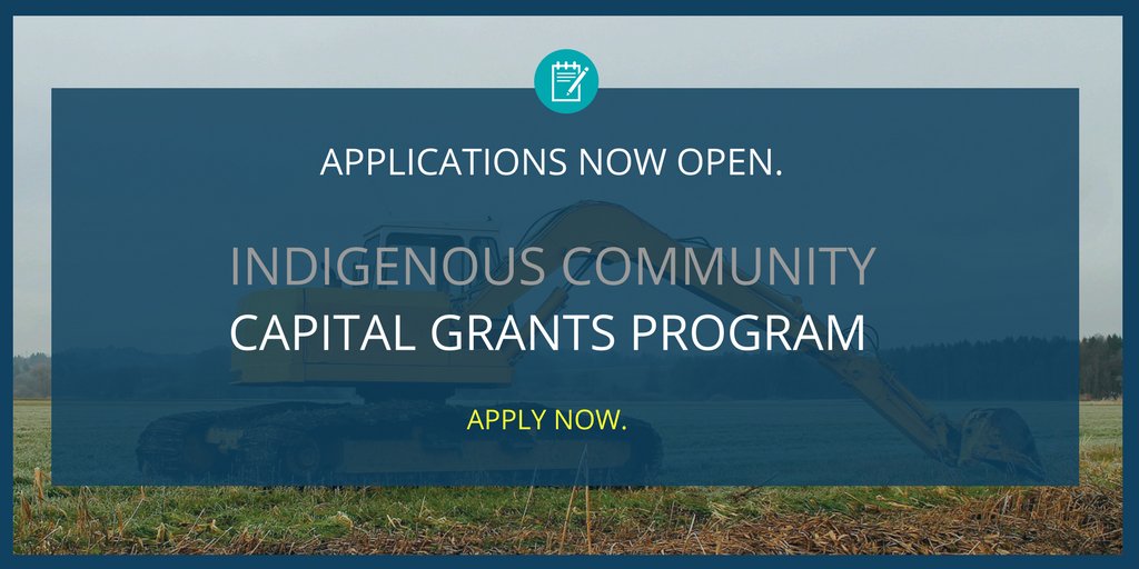 Apply now. The Indigenous Community Capital Grants Program (ICCGP) is now open! ontario.ca/cwl8