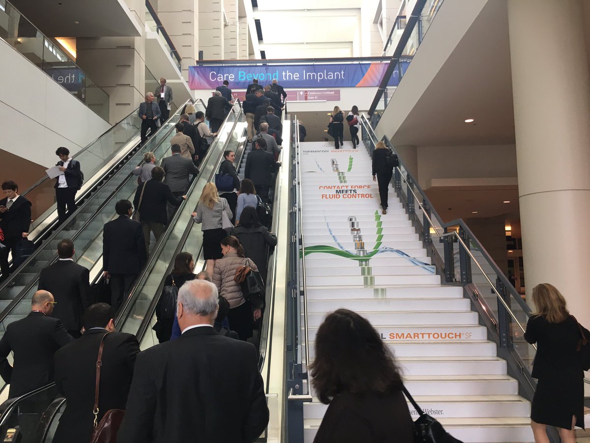 #HRS2017 think outside the box-take the stairs?  We are all cardiologists....