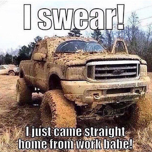 rodeo_jokes's tweet photo. I swear! I just came straight home from work babe! https://t.co/vEIeeqB6lE