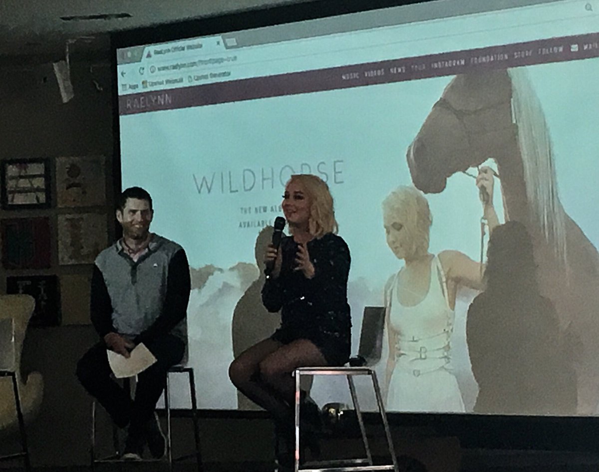 Thanks <a href="/RaeLynn/">RAELYNN</a> (and @WMNashville) for popping by the office for a lunchtime meet n greet! #agencylife