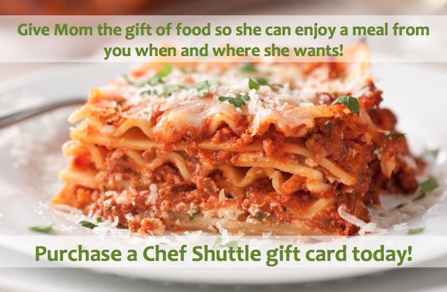 Thinking of a gift for Mom? Give us the gift of food and freedom so she can enjoy what she wants, when she wants, and where she wants!