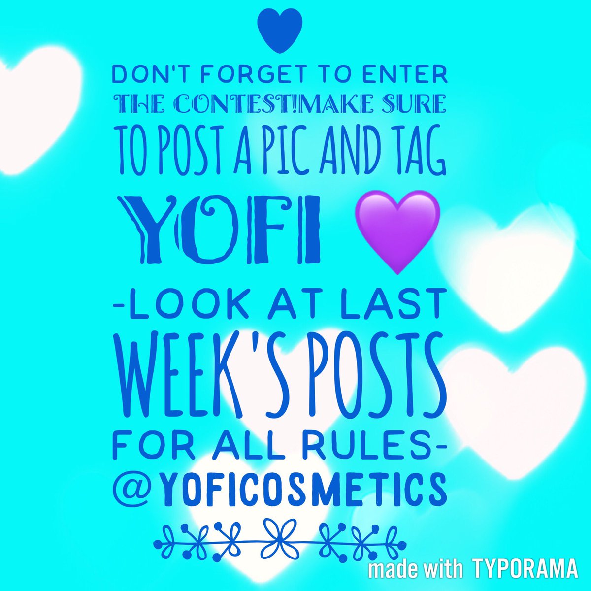 YOFI_Cosmetics's tweet photo. Last day for YOFI's #instagram #contest ! Check us out @YOFIcosmetics #contests #win #giveaway #cheer #allstarcheer #thesummit17 #dance https://t.co/1lNwvyXAMQ