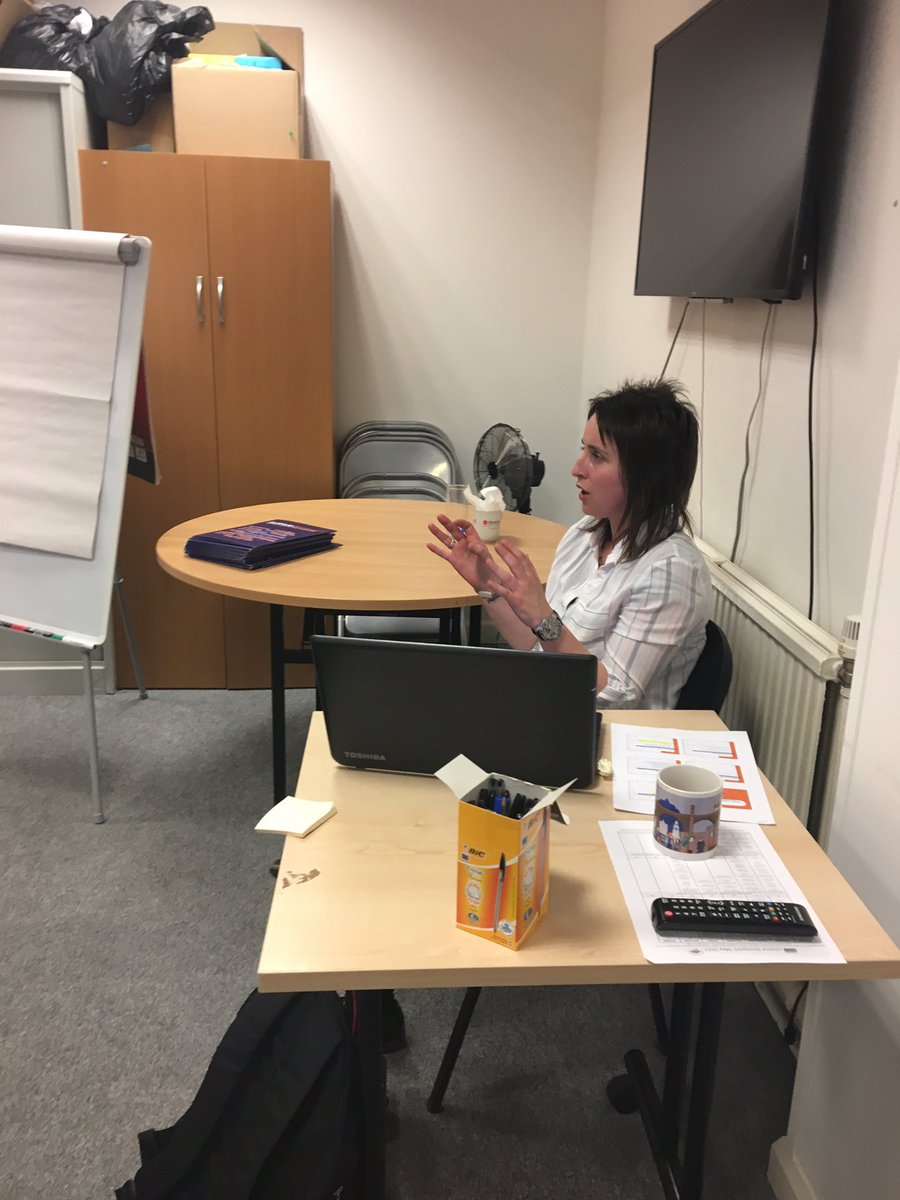 CGLStockport's tweet photo. Training with our friends @WeAreSelfHelp this afternoon for #MentalHealthAwarenessWeek #learning #mentalheath #wellbeing #iapt https://t.co/FFLYgXMUtf