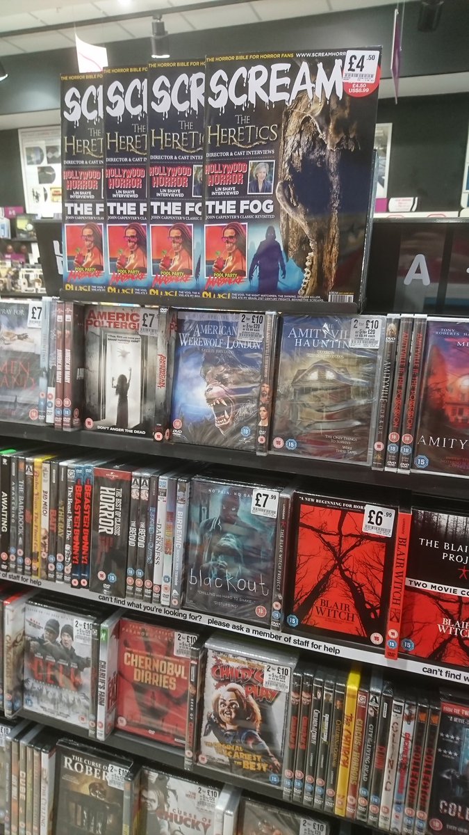 Get issue 42 of <a href="/ScreamHorrorMag/">SCREAM MAGAZINE</a> instore now packed with all your #Horror needs including <a href="/TheHorrorMaster/">John Carpenter</a>'s classic the fog being revisited