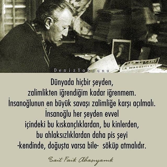 #SaitFaikAbasıyanık #11Mayıs1954 ..............