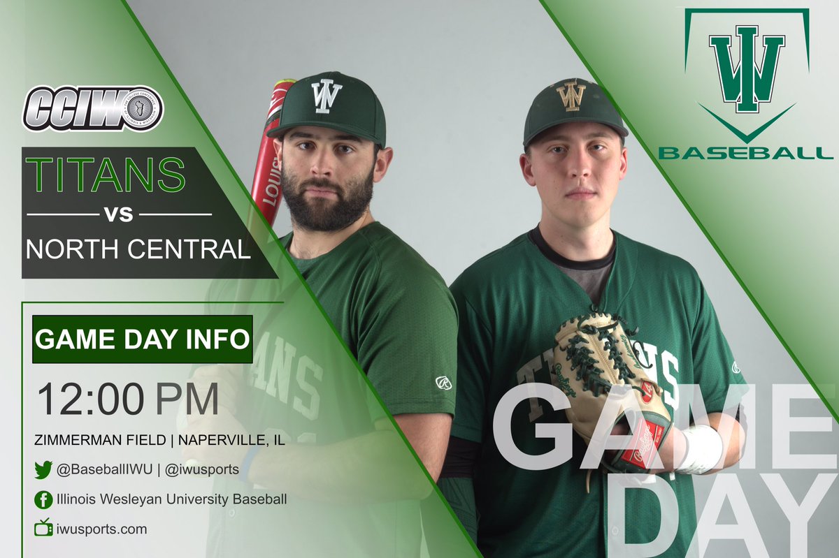 IWU_Baseball's tweet photo. G A M E   D A Y!
🏆: CCIW Tournament Game 1
⚾️: @nccbaseball 
⏰: 12:00 p.m.
💻: https://t.co/b1BgTbGSQu
#TGOE https://t.co/xA3IPT1oRh
