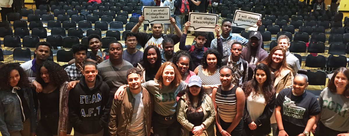 CCRIPres's tweet photo. So honored to deliver the keynote at Central HS for @ReachHigher #CollegeSigningDay. Inspiring to see so many future college students! https://t.co/yGZkZO5yPf