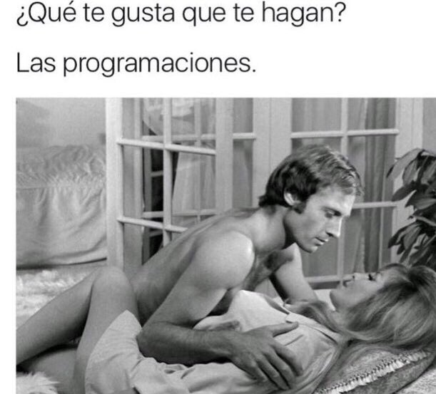 improgrammers's tweet image. - ¿Qué te gustan que te hagan?
- Las programaciones.

Una vez entregadas las UD, buen fin de semana a todos! #progenseinefcbcn2017