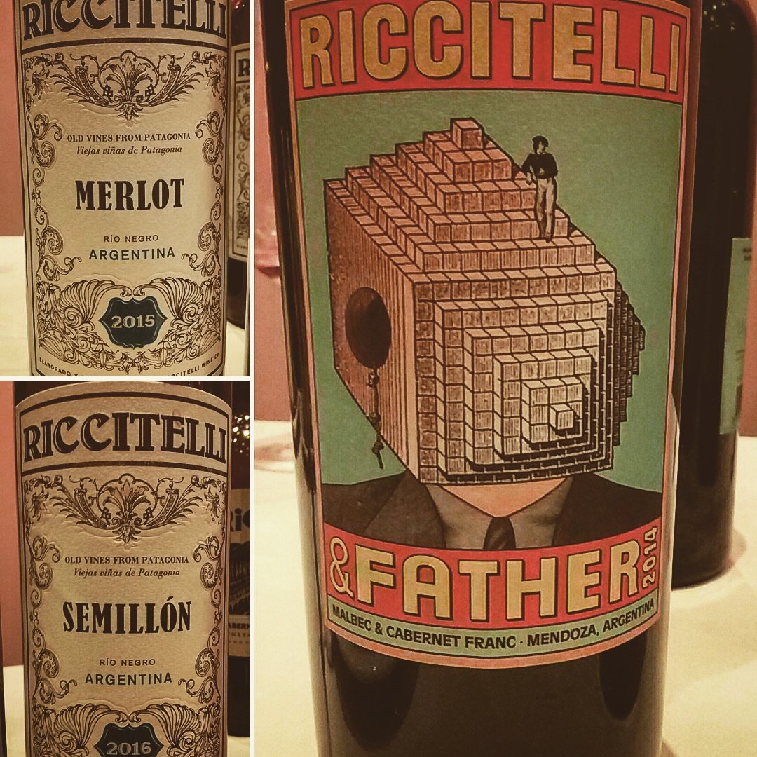 Semillón y Merlot, con gran frescura y estructura. Y un blend supremo padre e hijo. Vinos para desarrollar en botella de <a href="/RiccitelliWines/">Matias Riccitelli</a>
