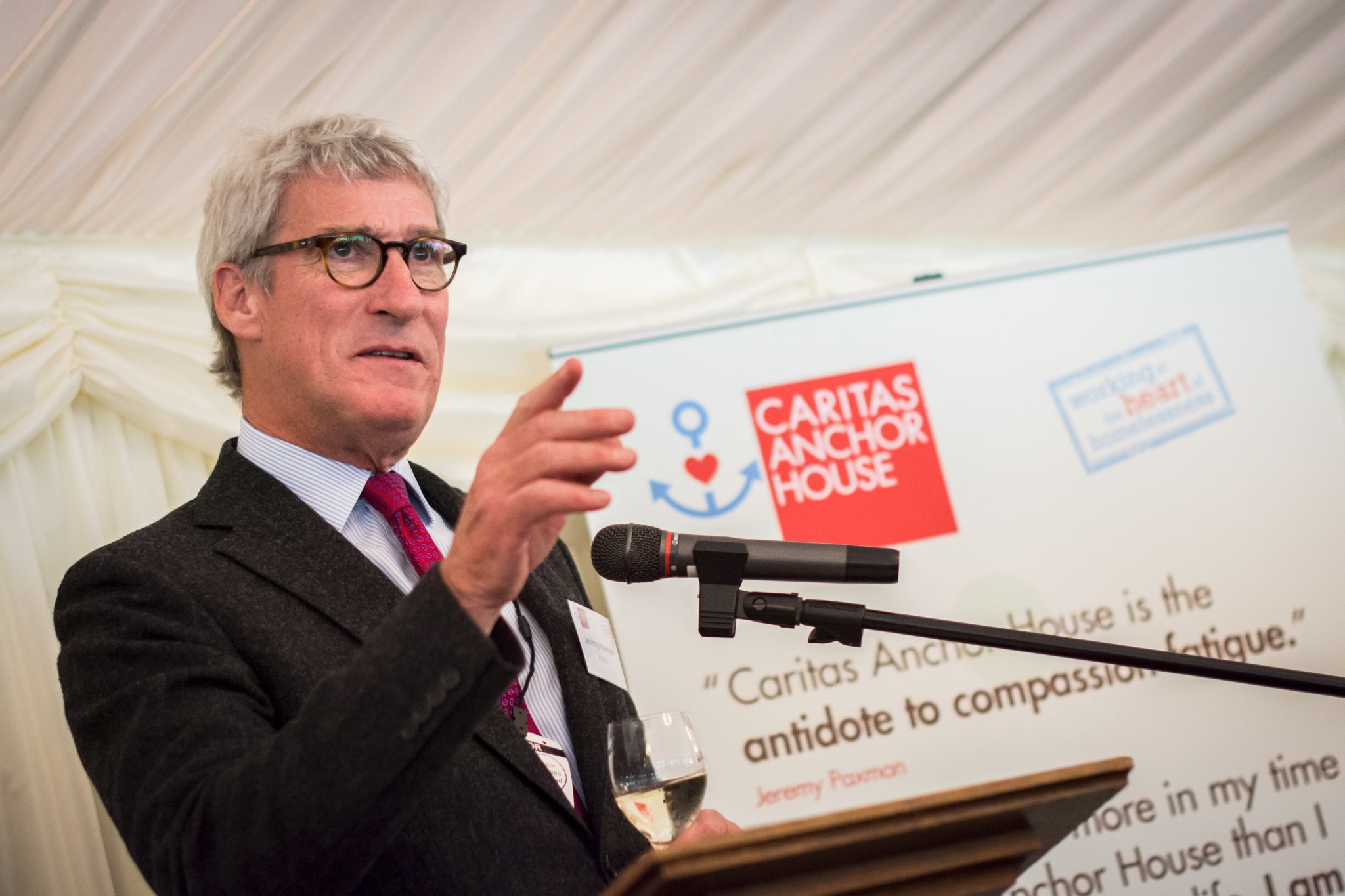 Wishing Jeremy Paxman, a Patron of a very happy birthday! 