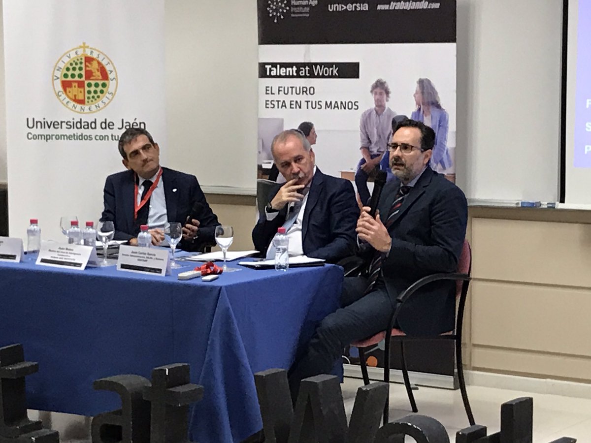 TalentoNews's tweet image. #TalentAtWork en @ujaen con @Valeo_Group y @gestamp_es. Modera @JuanMateoDiaz con @HumanAgeInsES @Fun_Cruzcampo @Universia @trabajandoes