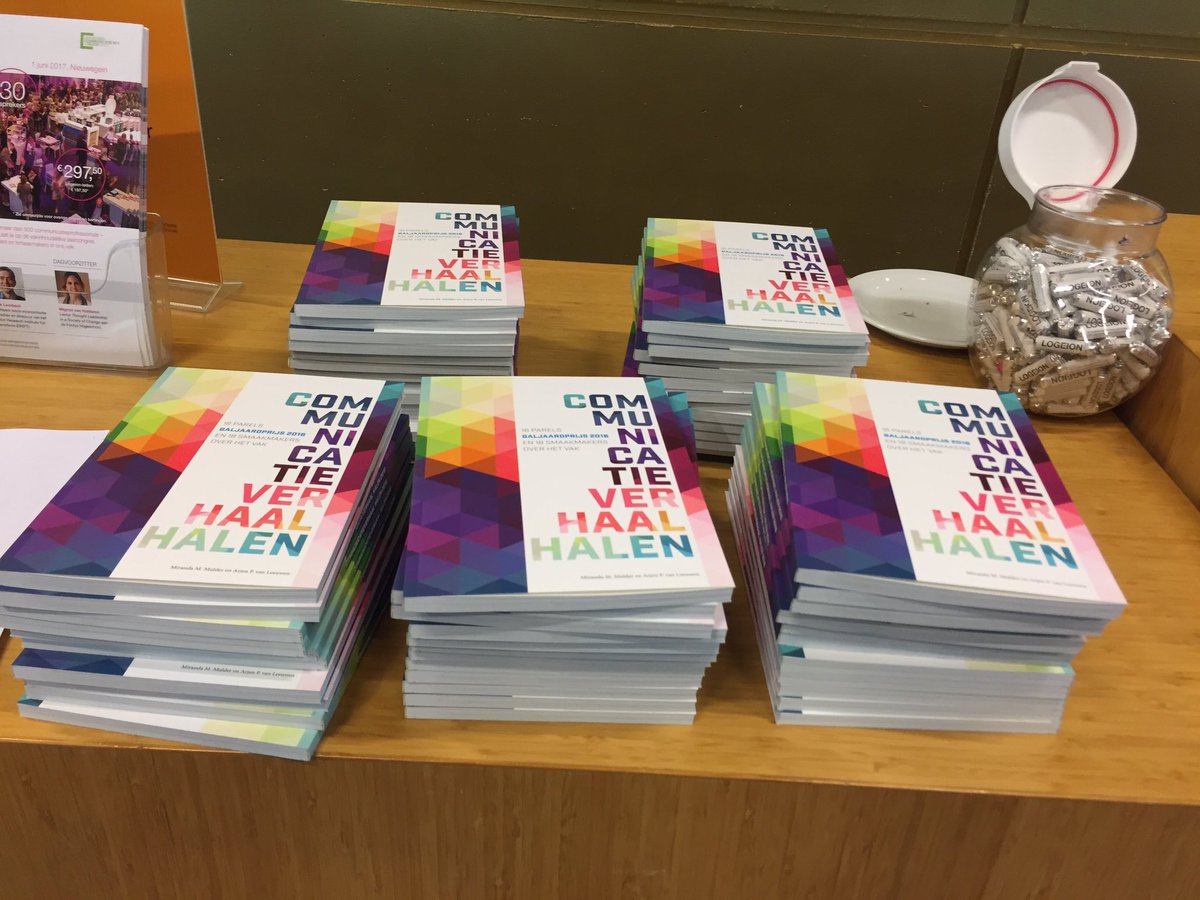 Bedankt voor jullie aanwezigheid bij #Galjaard17 Vergeet je exemplaar van Communicatieverhaal halen niet!