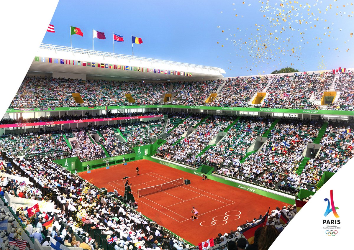 Paris2024's tweet photo. Bientôt @rolandgarros ! #VenezPartager le #tennis et #WheelchairTennis 🎾 mais aussi #boxe #WheelchairBasket #WheelchairRugby à #Paris2024 😉🙌 https://t.co/cDC8TgBGUF