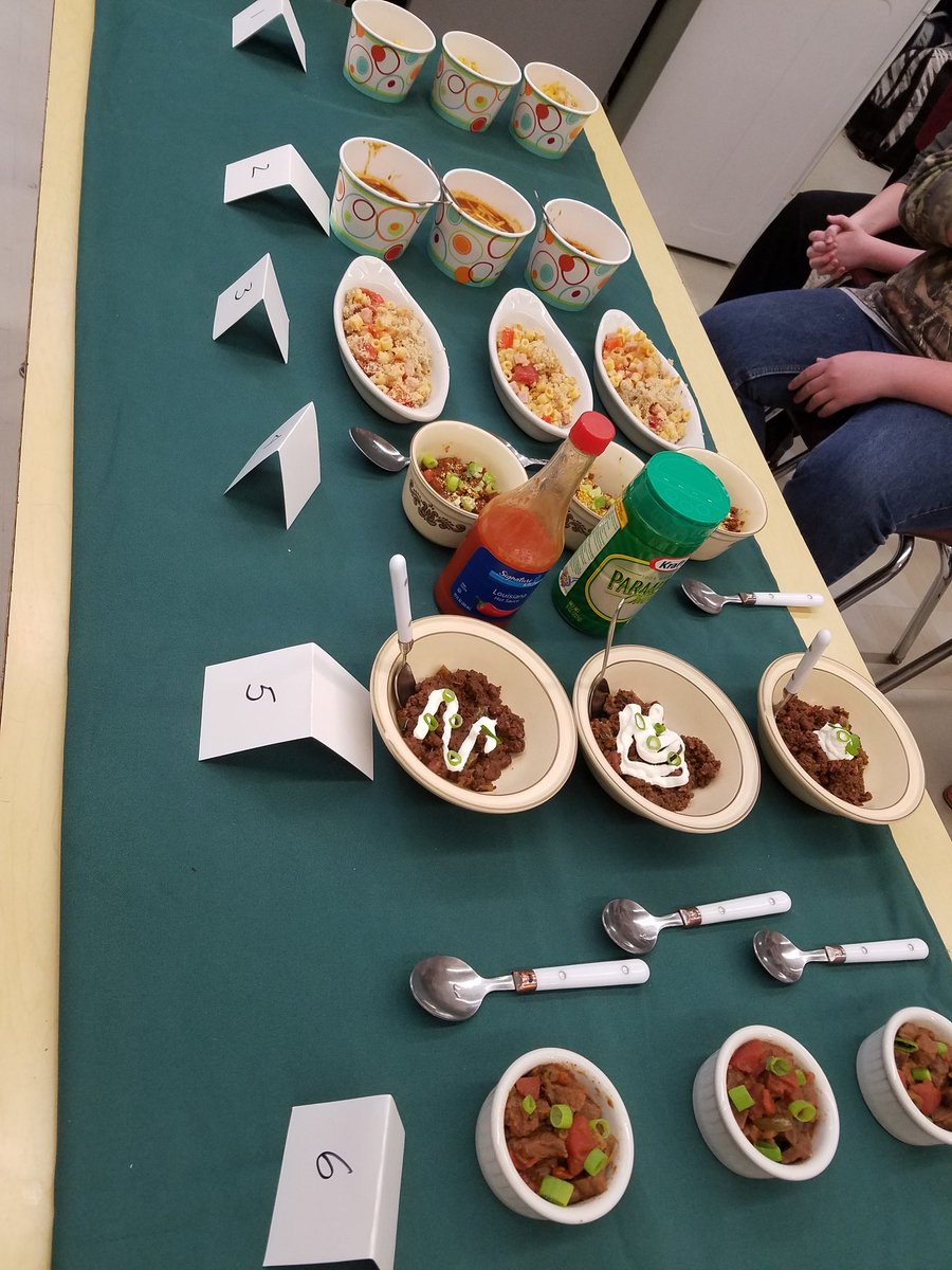 Mrs. Forrest's chili challenge!