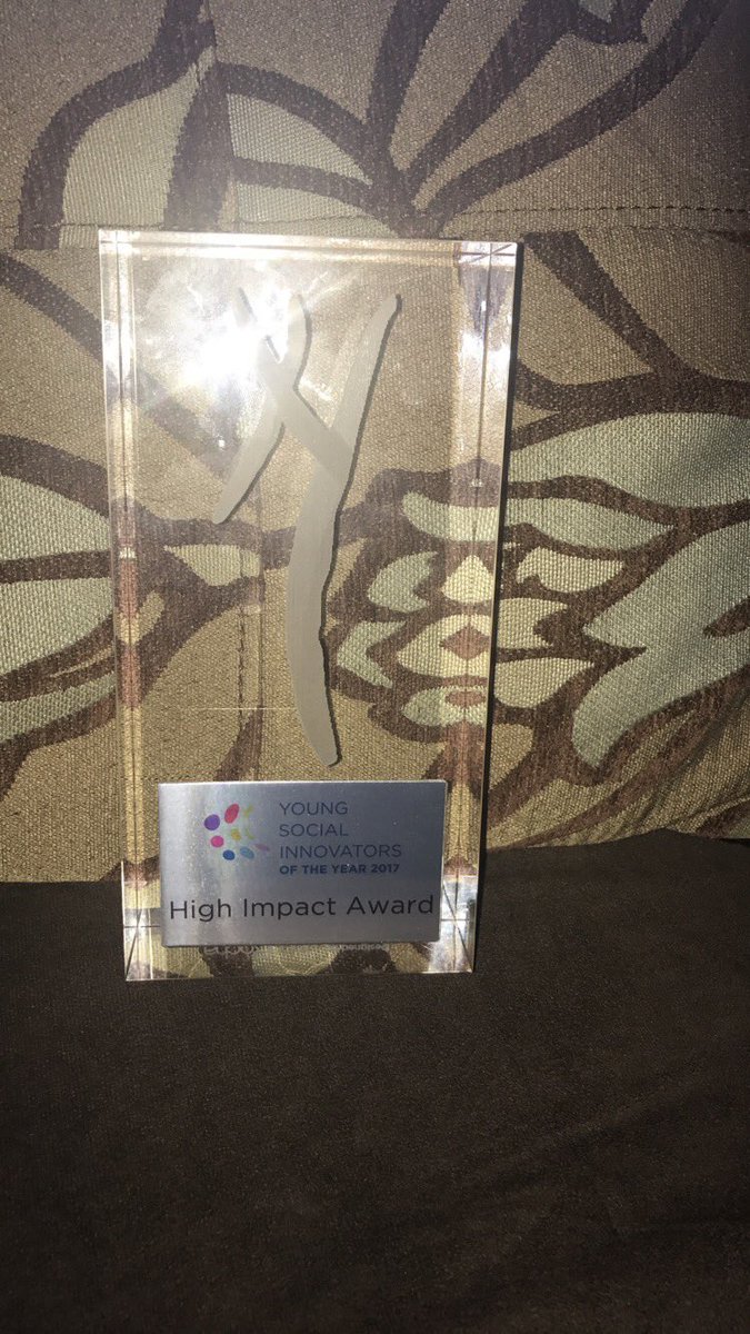 It was such an honour to accept this award for <a href="/CastFF/">Cast Film Festival🎥</a> today at the <a href="/YSInow/">Young Social Innovators</a> awards