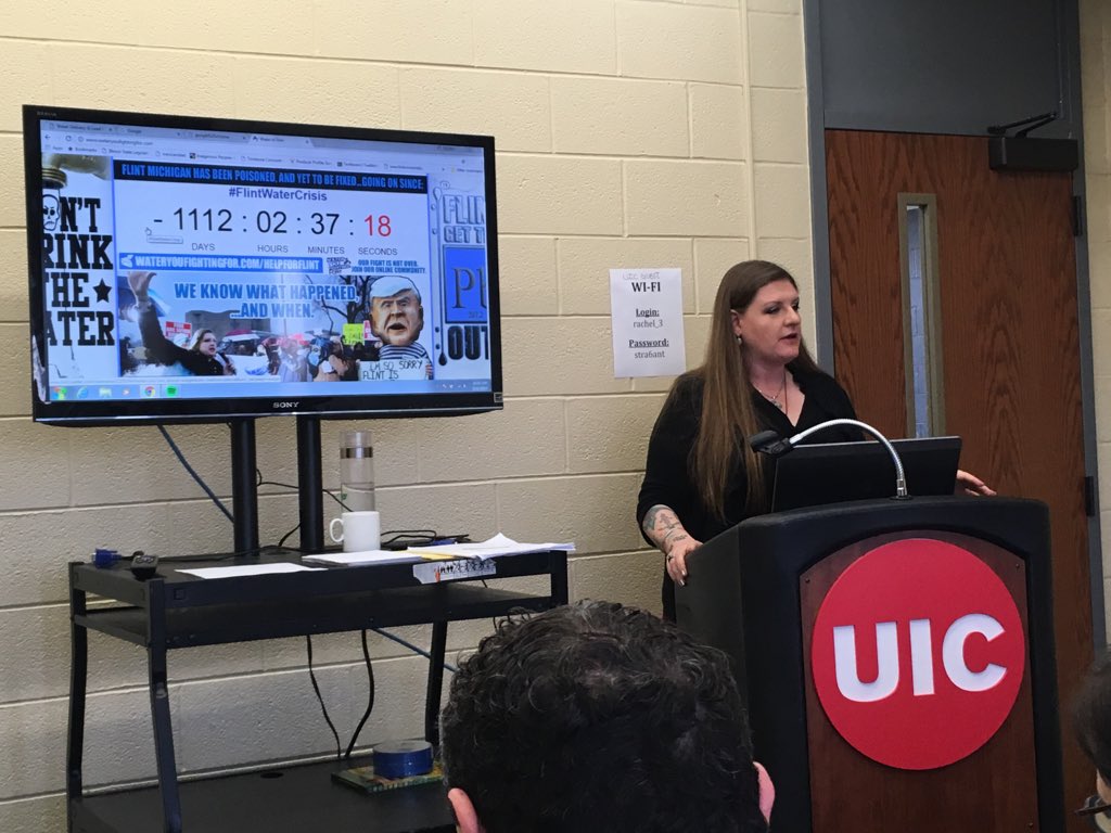 Guyadeen (@guyadeen) on Twitter photo Listening to <a href="/FlintGate/">Melissa Mays @flintgate.bsky.social</a> talks about #leadpipes at the <a href="/thisisUIC/">University of Illinois Chicago</a> Untrouble the Waters Summit Listening to <a href="/FlintGate/">Melissa Mays @flintgate.bsky.social</a> talks about #leadpipes at the <a href="/thisisUIC/">University of Illinois Chicago</a> Untrouble the Waters Summit