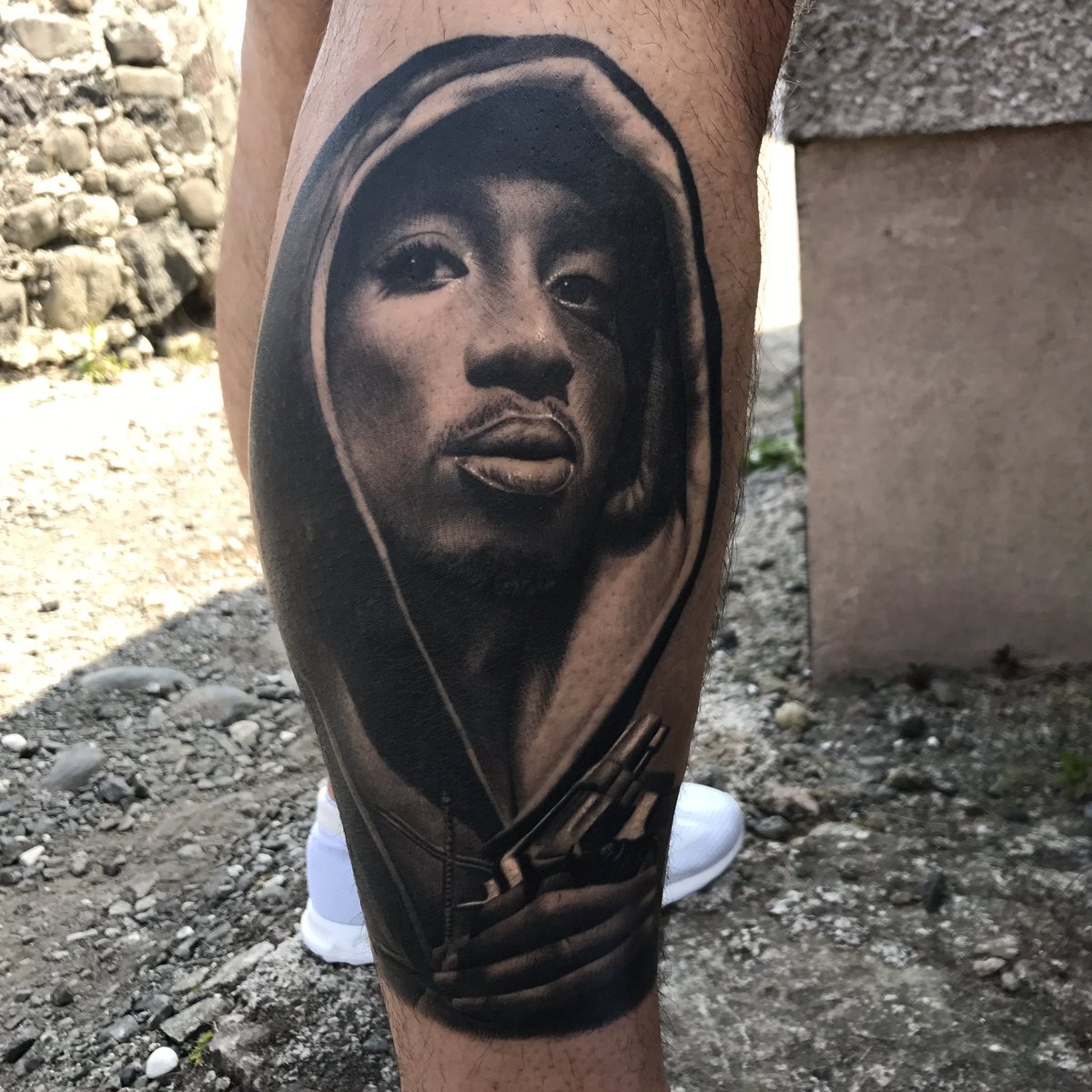 Willy G Tattoo on Twitter: "Fully HEALED Tupac portrait. # ...