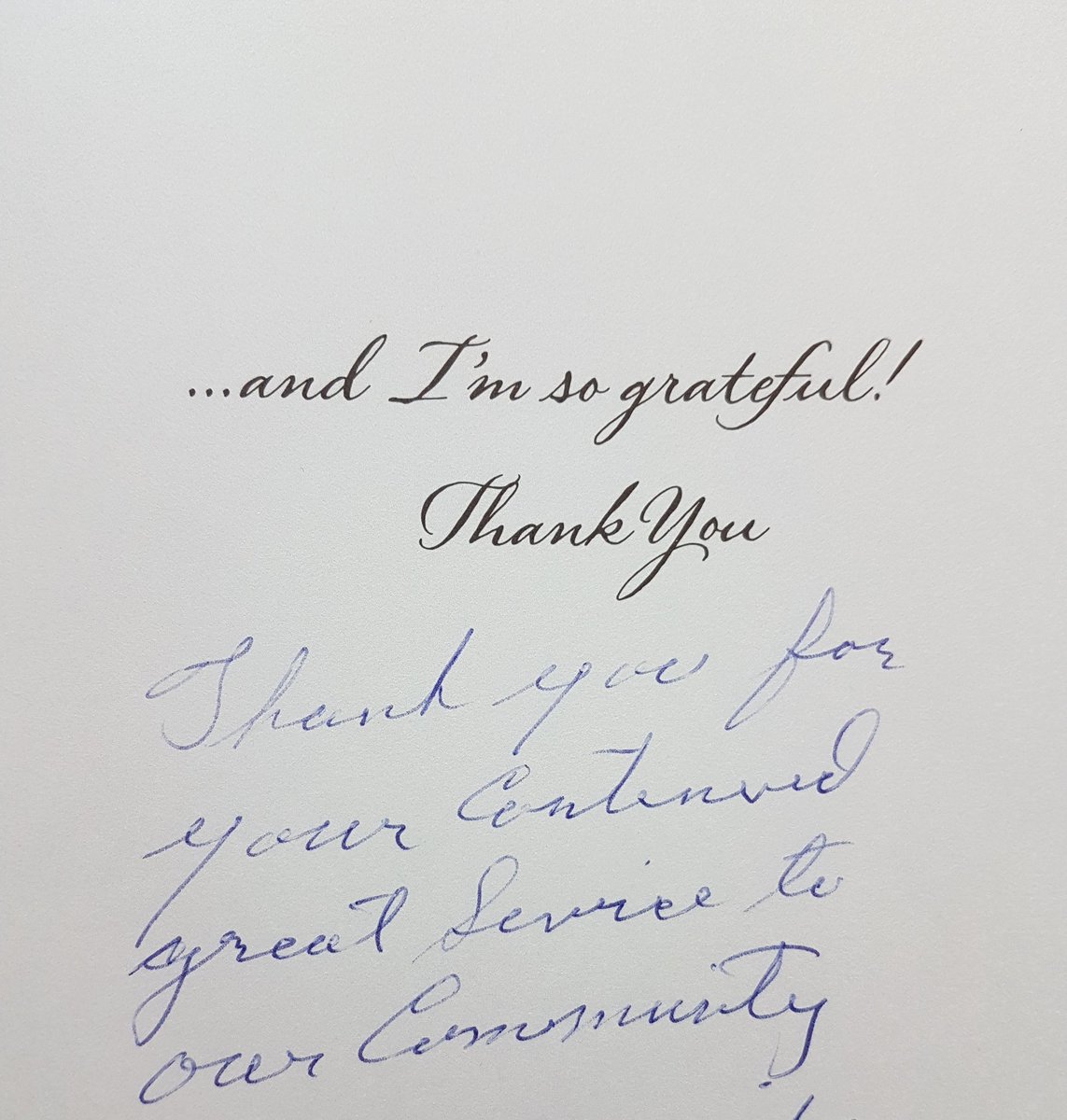IAFF1576's tweet photo. As flood role is wrapping up, a card was dropped off at Command Post.Its a pleasure to serve our citizens whenever they need. @IAFFCanada https://t.co/hKgc8atD3B