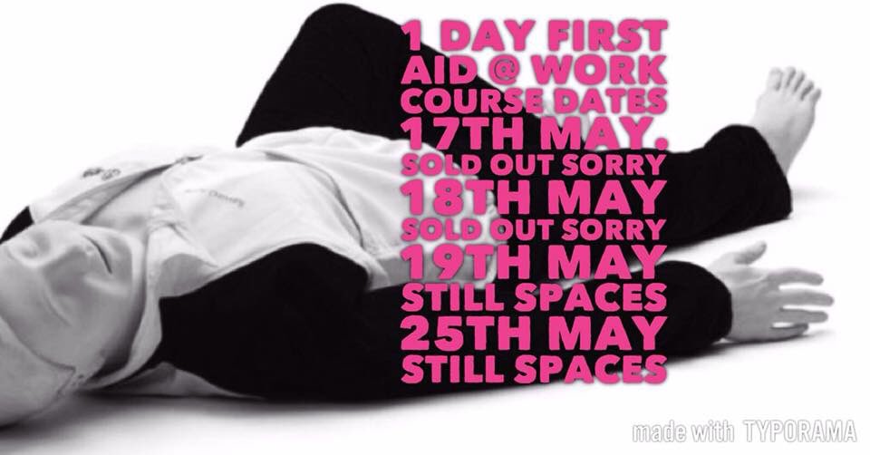 RapidFirstAid's tweet image. Contact us at: hello@rapidreaction.co.uk to book a place. £90 worth lunch included. Only 2 dates left so book now to avoid disappointment.