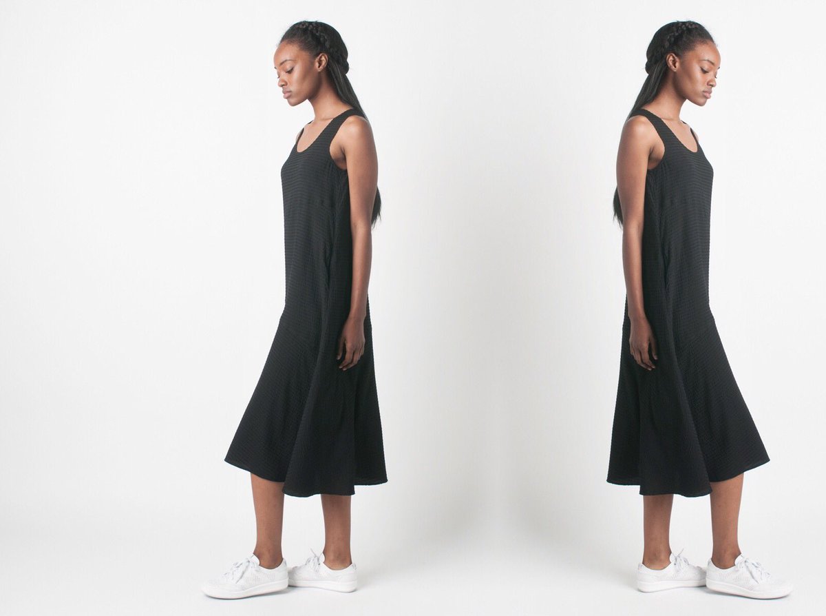 Back to #basics- seersucker tank dress via <a href="/millmercantile/">Mill</a> #MindfullyMade