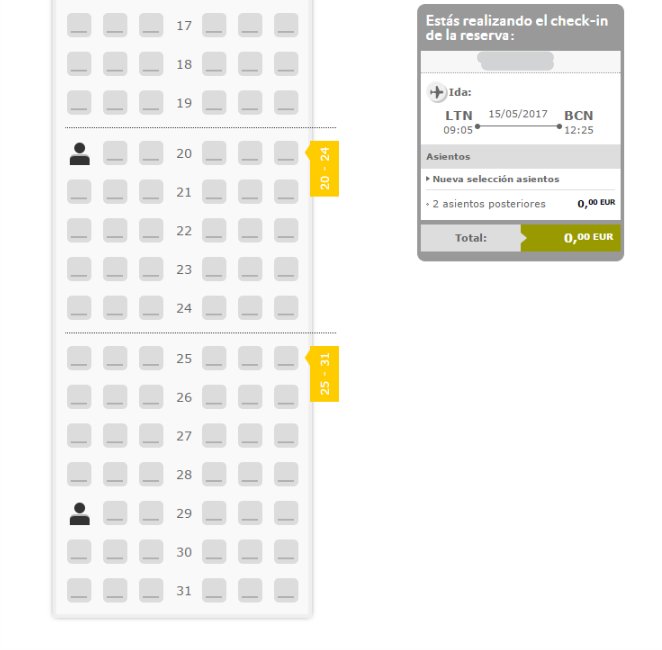 percu's tweet photo. Genial el algoritmo de asignacion de asientos de @vueling ¿Lo normal no seria asignar los asientos juntos sin cobrar?
#comoosgustarobar https://t.co/ZkGu0asaXx
