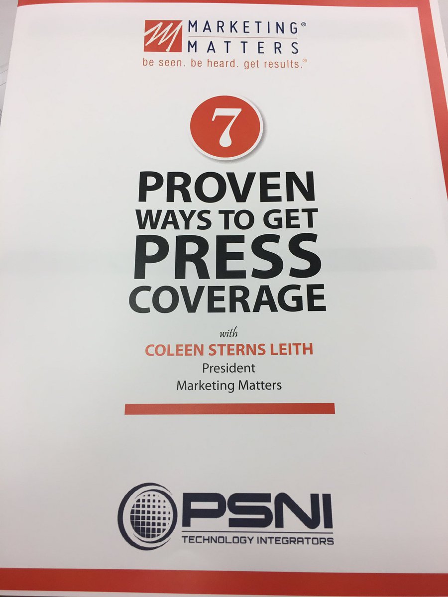 DuncanVideo's tweet image. "7 ways to get PR coverage" as the final topic of #PSNI2017 Marketing Summit. 👍🏼