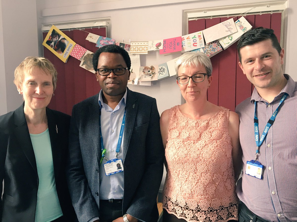 SWLSTG's tweet photo. #TrustBoard member Jean visiting staff in our CAMHS wards to find out more. #BoardToWard https://t.co/espDOmqsdB