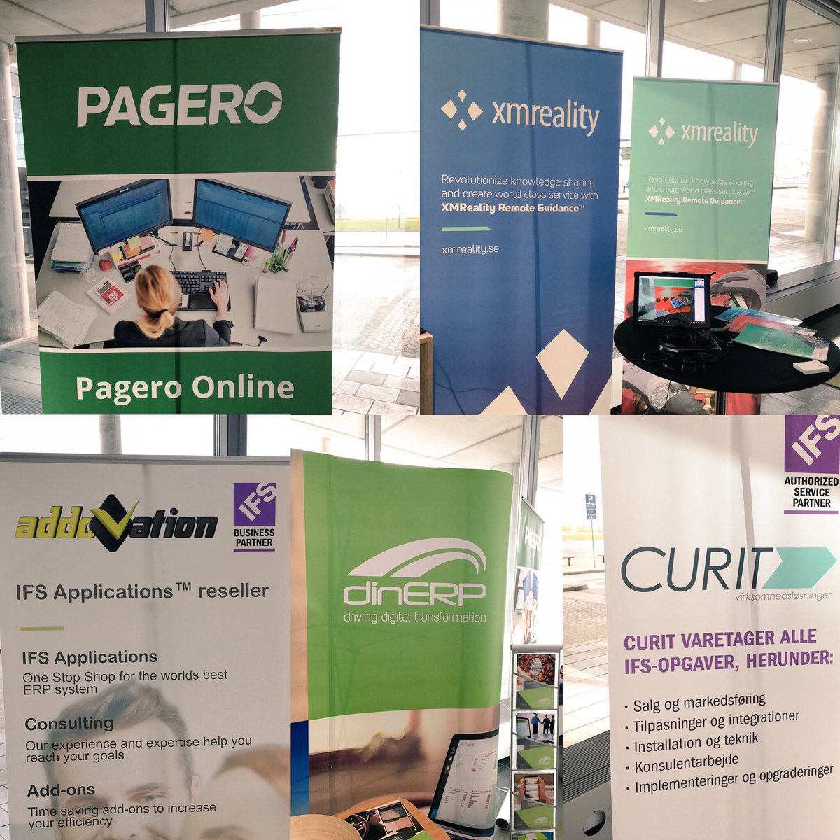 Thank you 🙏🏻 <a href="/ApsCurit/">Curit ApS</a> <a href="/XMReality/">XMReality</a> <a href="/Pagero/">pagero</a> <a href="/Addovation/">Addovation</a> <a href="/DinERPAS/">DinERP AS</a> for attending #manufacturingforum17 . Partners ftw