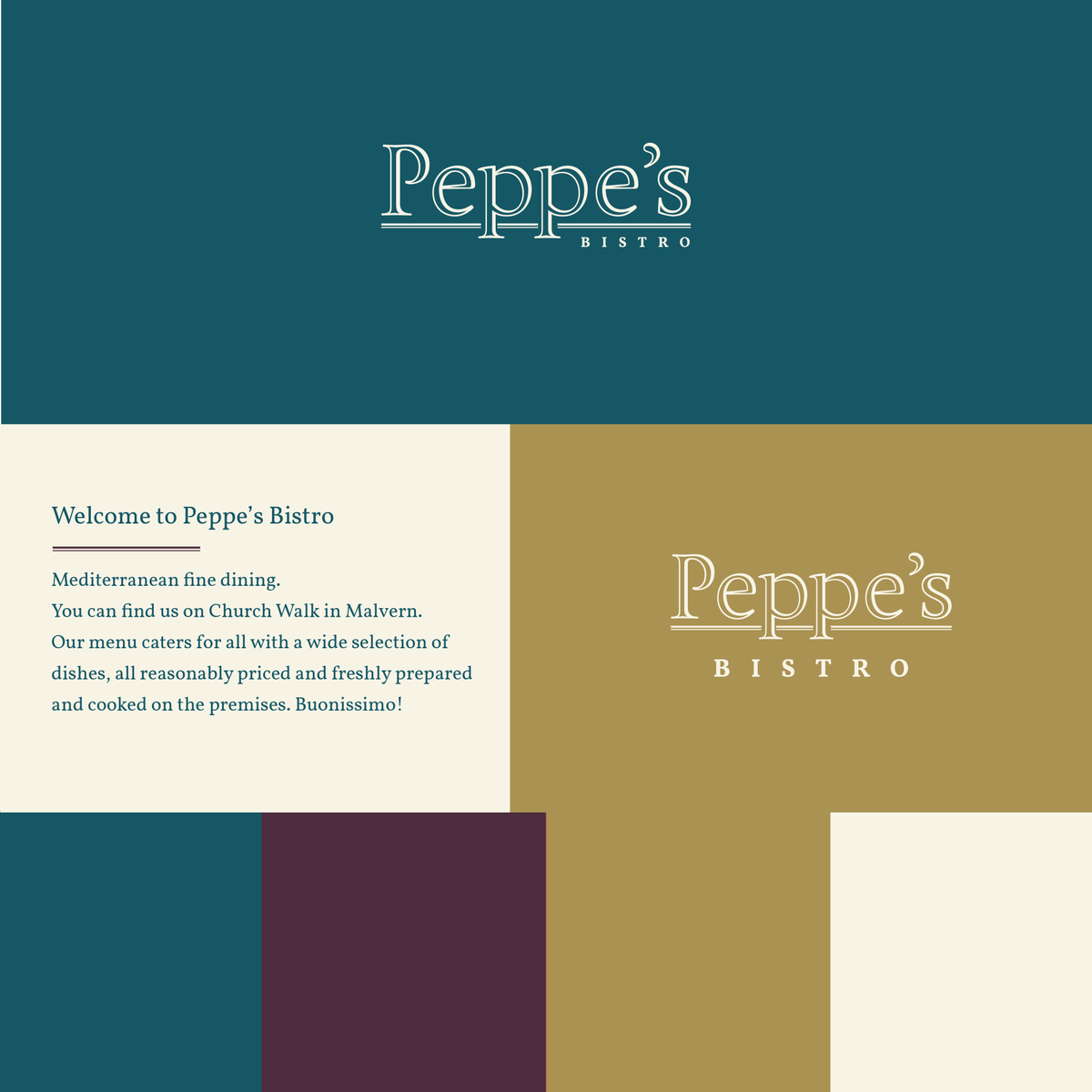 Pixertise's tweet photo. We're working on new branding for a local Itallian restaurant. Here are 3 brand boards we've put together to get the creative juices rolling https://t.co/eUHxwPLMiV
