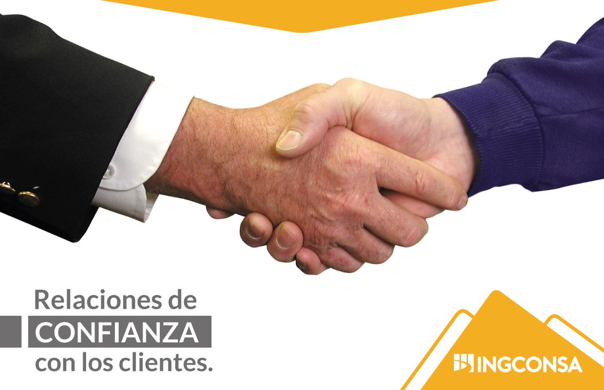 IngconsaSac's tweet photo. Para nosotros el establecer lazos de confianza con nuestros clientes es la clave del éxito. #honestidad #RESPONSABILIDAD https://t.co/ZiGn7sn6Bb