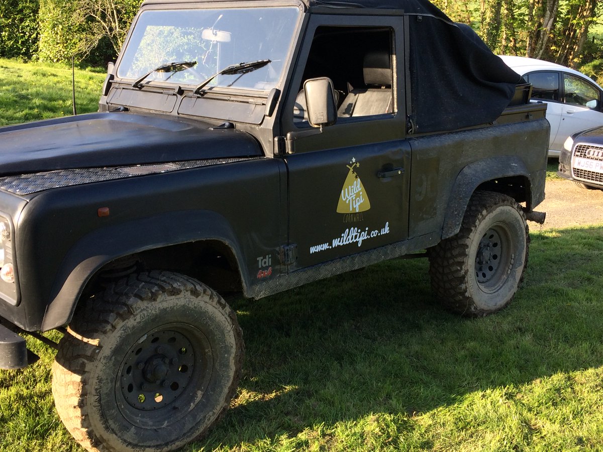 Another happy customer! A little job, cut and install shiny new #vinyl #signs for <a href="/wildtipi/">Sam & Tim</a> - helps they've got a fab logo of course!