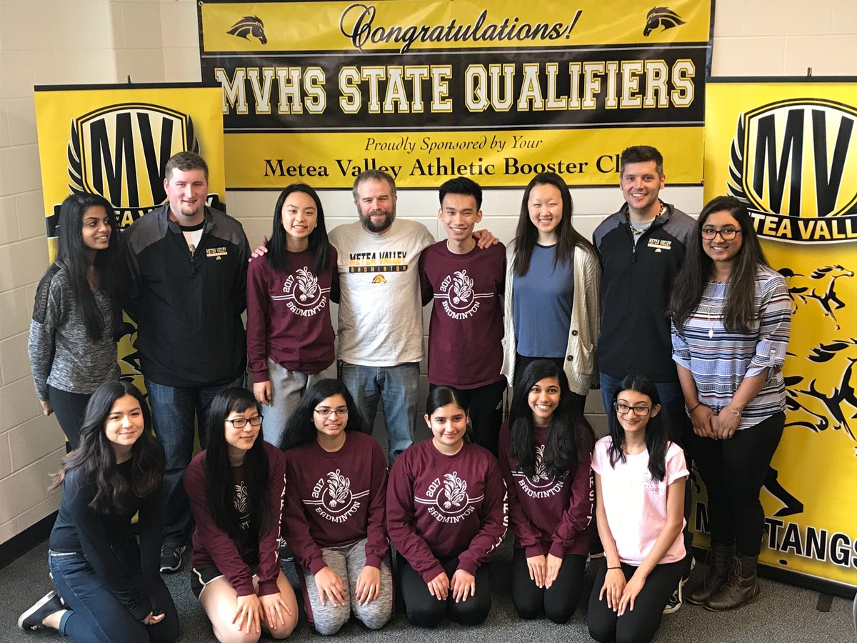 MVHSBadminton's tweet photo. Going to @IHSAState @MeteaAthletics @meteavalley @ipsd204 @MeteaBoosters @NCTV17 @mvmustangnation @BeaconNSports @MVHSMane @MV_Stampede https://t.co/4OrZrVTnCl