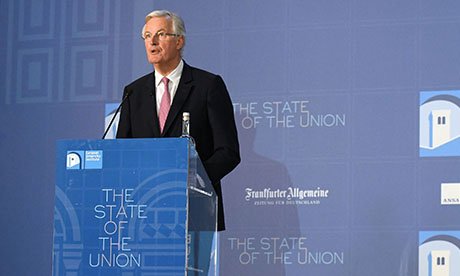 EU chief negotiator <a href="/MichelBarnier/">Michel Barnier</a> tells UK researchers to brace for impact – bad consequences “inevitable” #SoU2017 rsrch.co/2pCTUXR