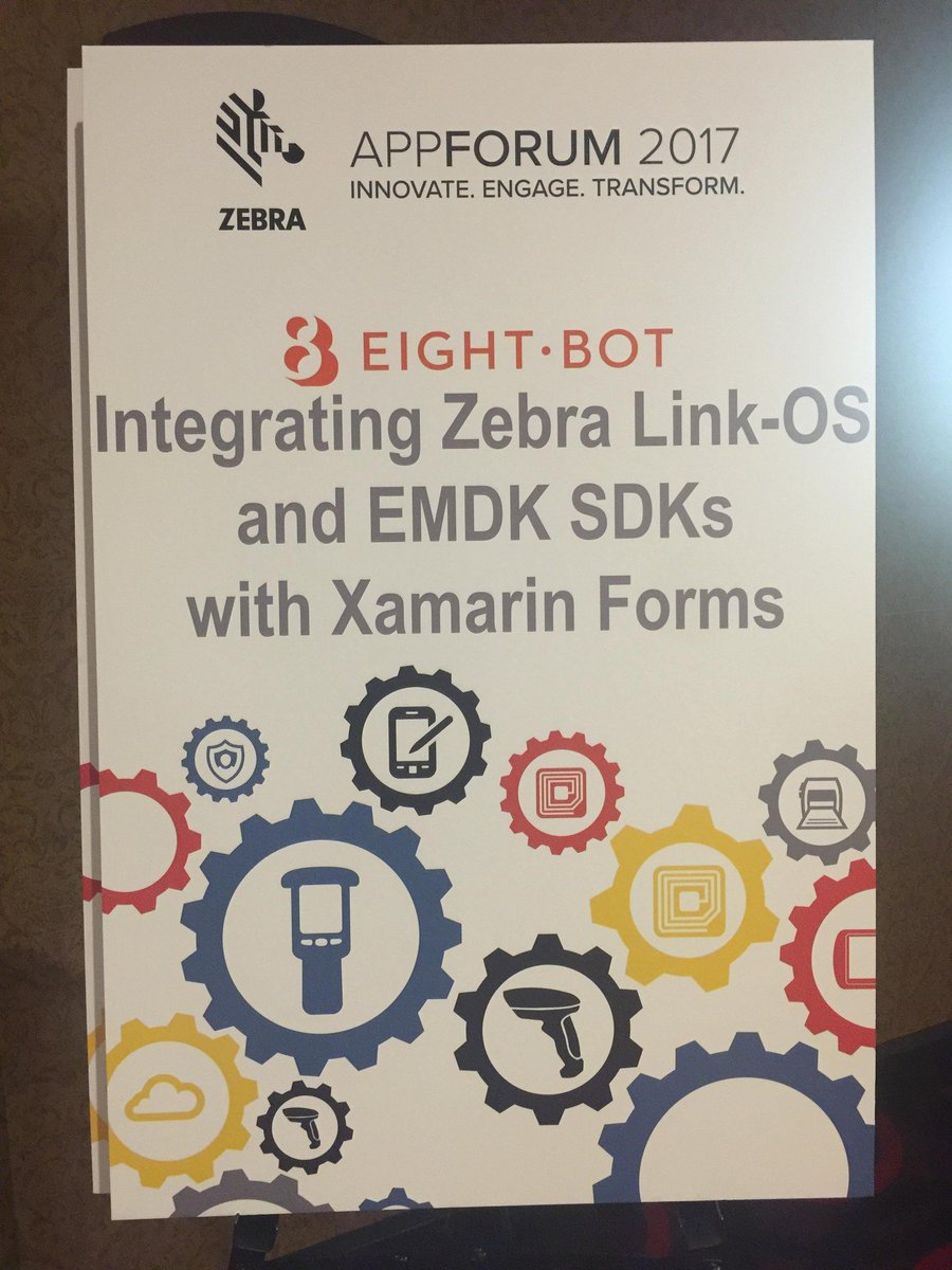ZebraDevs's tweet image. Dive deep into code ! Integrate Zebra&apos;s SDK components into @TheEightBot Xamarin Forms #APPFORUM17 social.zebra.com/Yx3c