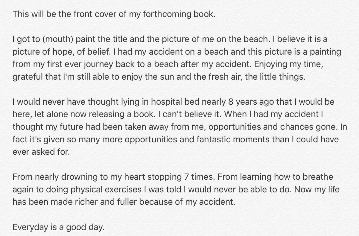 The front cover of my book. My story.

Please read attached words.

Out 7 September
Available to pre-order now: bit.ly/thelittlebigth…