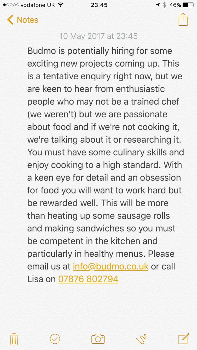 WE ARE HIRING! #jobs #manchester #catering #football #foodforsport