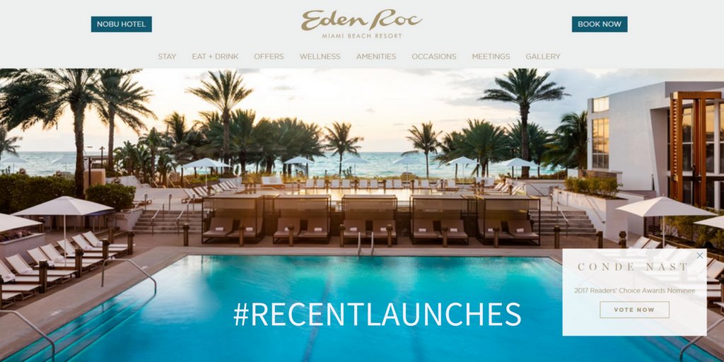 adagetech's tweet photo. #RecentLaunches: New site provides a simplified, yet more immersive exp for hotel guests! Powered by @episerver https://t.co/9lAmKnKlAE https://t.co/zsOOWNqFg8