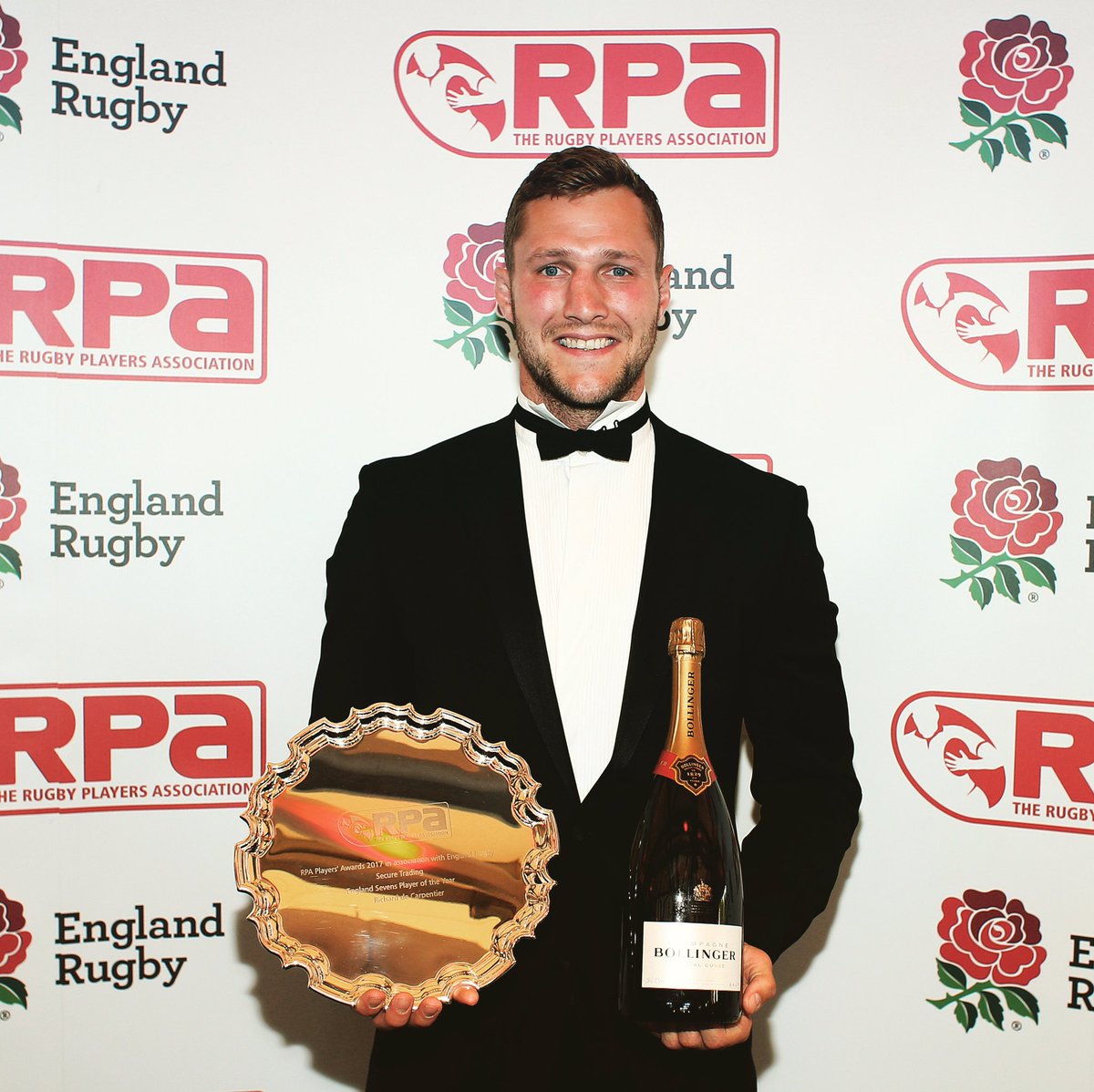 RichDC08's tweet photo. Extremely honoured to receive 7's player of the year. Enjoyed playing with a top bunch of lads. #RPAawards #team1st https://t.co/1G6FAile54